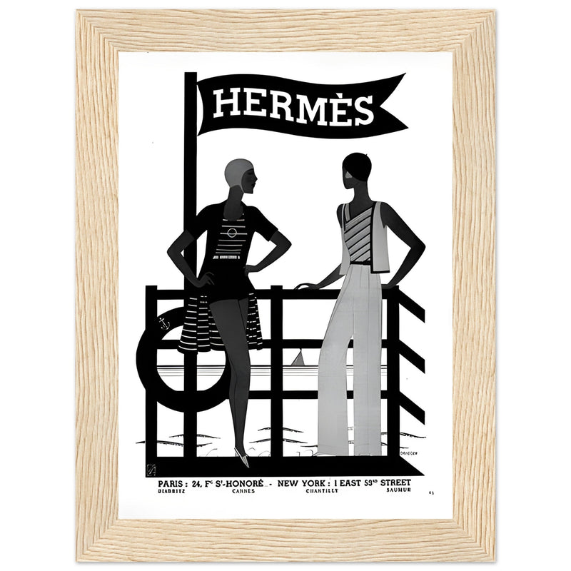 Hermes Flag Vintage Poster Ad