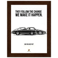 Porsche Can You Keep Up Vintage Poster Ad