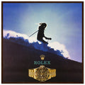 Rolex Skiing Vintage Poster Ad
