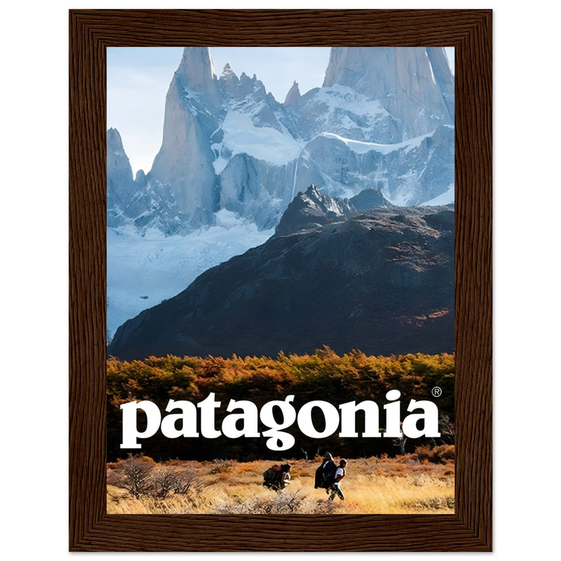 Patagonia Hikers Vintage Poster Ad