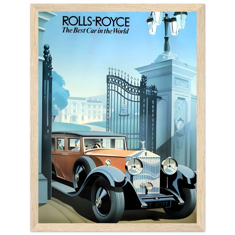 Rolls-Royce Best Car In The World Vintage Poster Ad