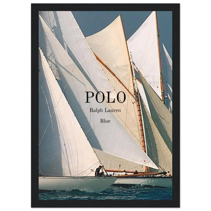 Polo Ralph Lauren Vintage Ad Poster - Polo Blue