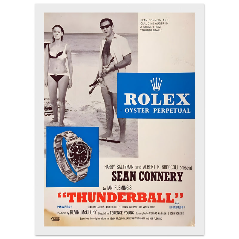 Rolex Sean Connery Vintage Poster Ad