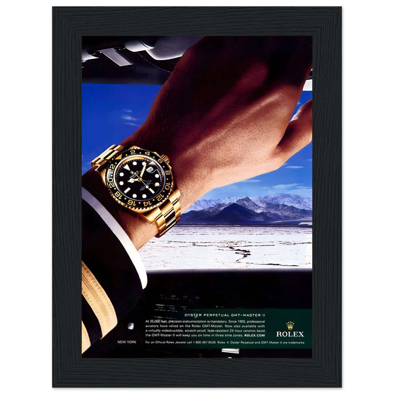 Rolex Oyster Perpetual GMT-Master II New York Pilot Vintage Poster
