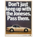 Porsche Turbo 944 Vintage Ad Poster