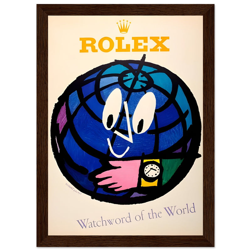 Rolex Watchword of the World Vintage Poster Ad