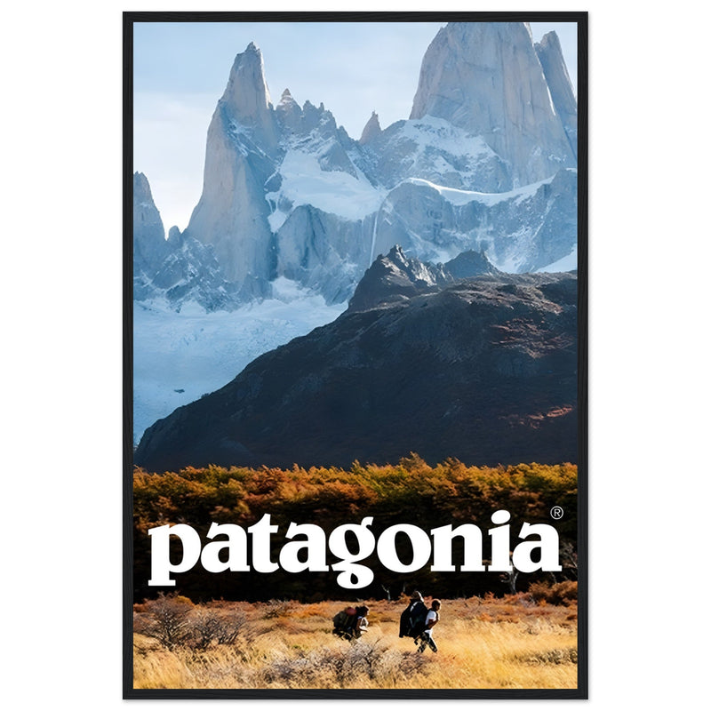 Patagonia Hikers Vintage Poster Ad