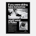 Rolex Ski Vintage Poster Ad