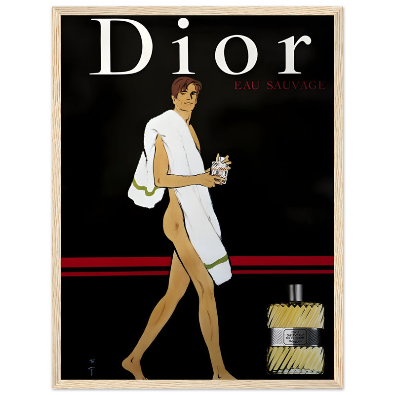 Dior Eau Sauvage Man Vintage Poster Ad