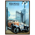 Rolls-Royce Best Car In The World Vintage Poster Ad