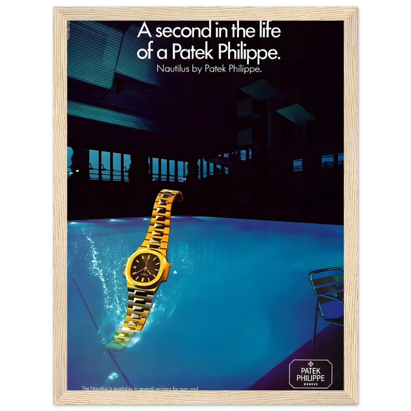 Patek Philippe A Second In the Life Vintage Poster