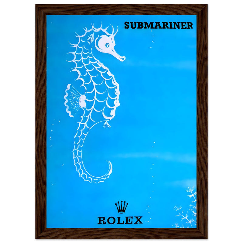 Rolex Submariner Vintage Ad Poster