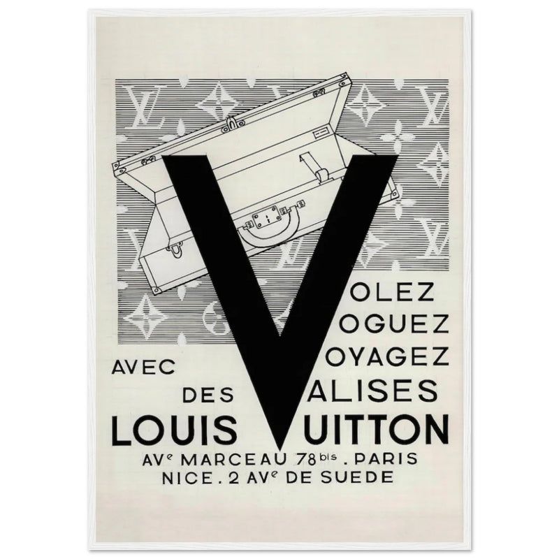 Louis Vuitton Nice, Paris Vintage Poster Ad