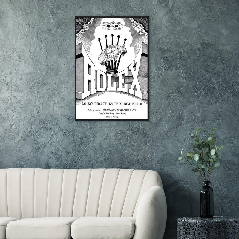 Rolex Hong Kong Jewellers Vintage Poster Ad