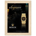 Rolex Elegance Vintage Poster Ad