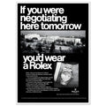 Rolex Datejust Geneva Vintage Poster Ad