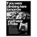 Rolex Explorer Everest Vintage Poster Ad
