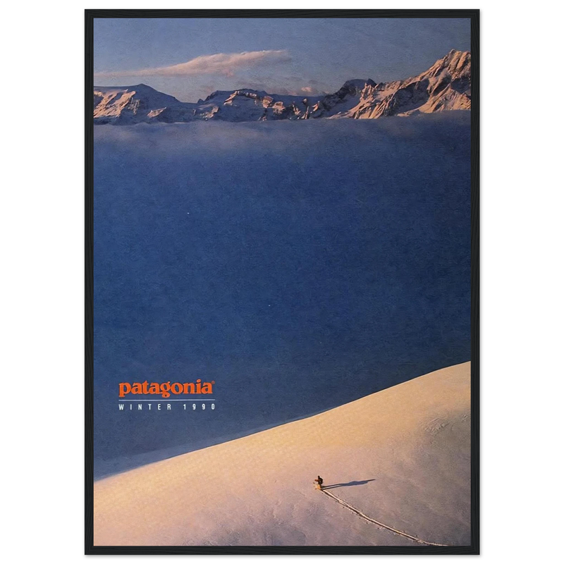 Patagonia Vintage Poster Ad - Winter 1990