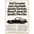 Porsche - German Speaking Vintage Poster
