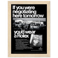 Rolex Datejust Geneva Vintage Poster Ad