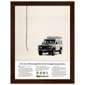 Land Rover Defender Vintage Poster