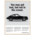 Porsche Vintage Poster - Lost