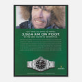 Rolex Explorer Vintage Poster Ad