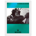 Rolex Submariner Diver Vintage Poster Ad