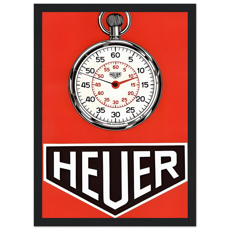 Heuer 1963 Vintage Poster Ad