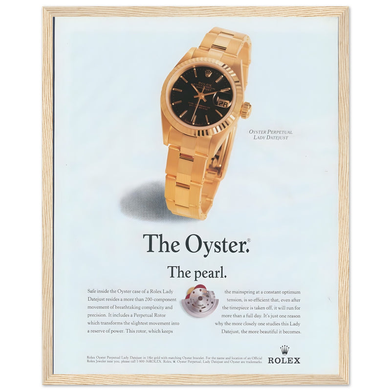 Rolex The Oyster Vintage Poster Ad