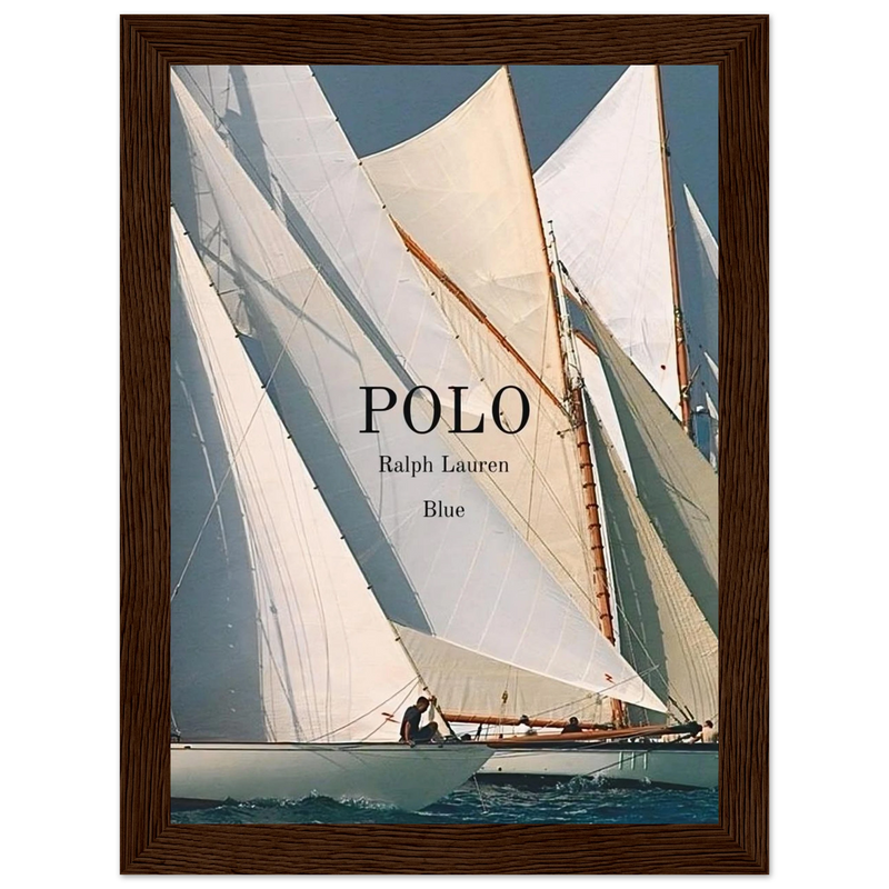 Polo Ralph Lauren Vintage Ad Poster - Polo Blue