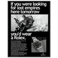 Rolex Submariner Vintage Poster Ad