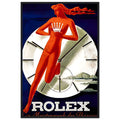 Rolex Clock Vintage Poster Ad