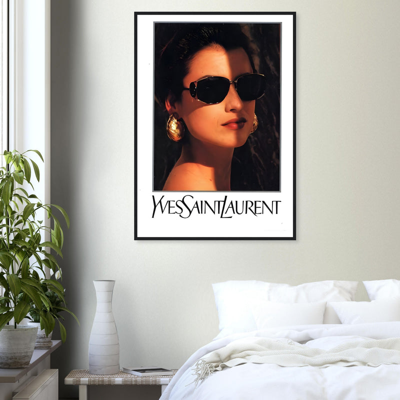 Yves Saint Laurent Vintage Poster
