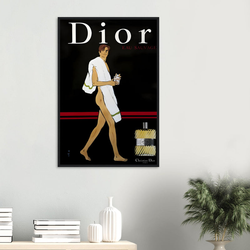 Dior Eau Sauvage Man Vintage Poster Ad
