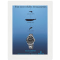 Rolex Deepsea Vintage Poster Ad