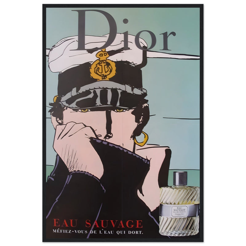 Dior Eau Sauvage Captain Vintage Poster