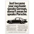 Porsche - German Speaking Vintage Poster
