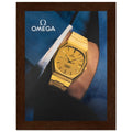 Omega Gold Vintage Poster Ad