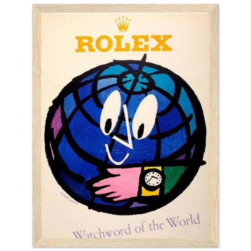 Rolex Watchword of the World Vintage Poster Ad