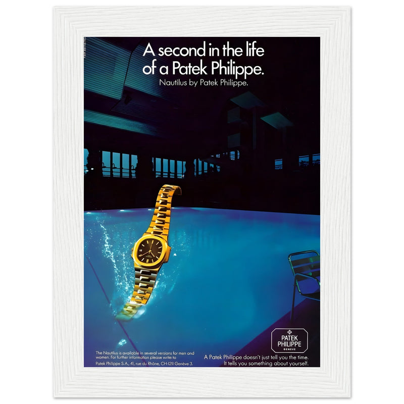 Patek Philippe A Second In the Life Vintage Poster