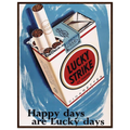 Lucky Strike Vintage Poster - Happy Days