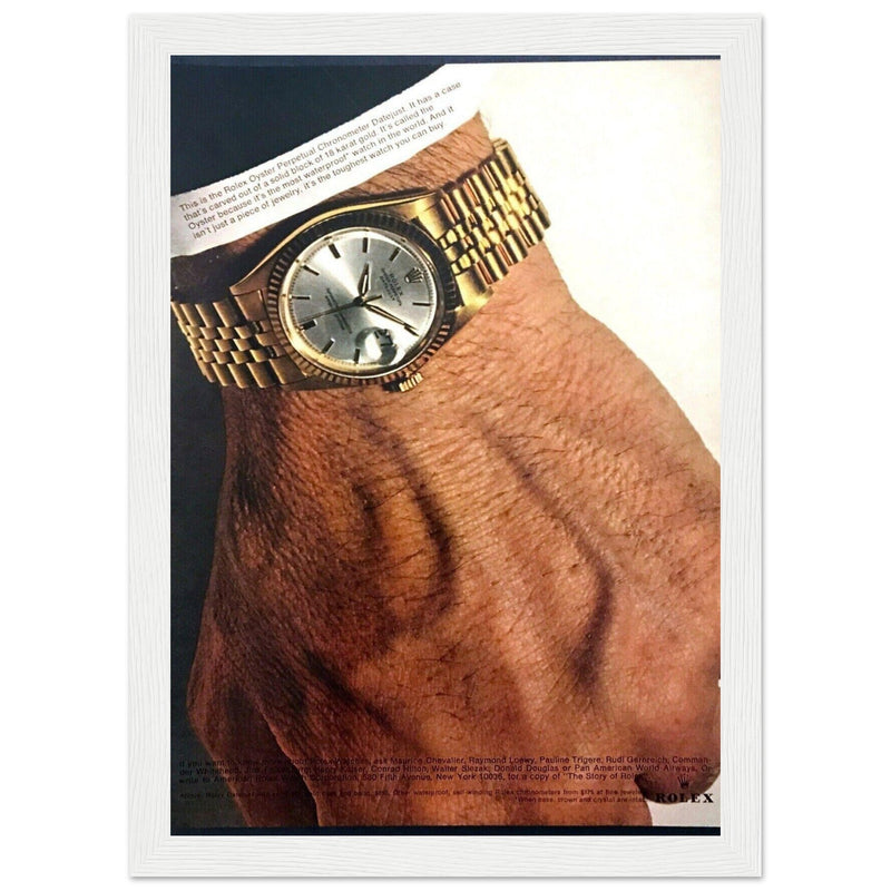 Rolex Oyster Perpetual Datejust Vintage Poster Ad