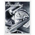 Breitling Sprint Montbrillant Vintage Ad Poster