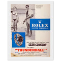Rolex Sean Connery Vintage Poster Ad