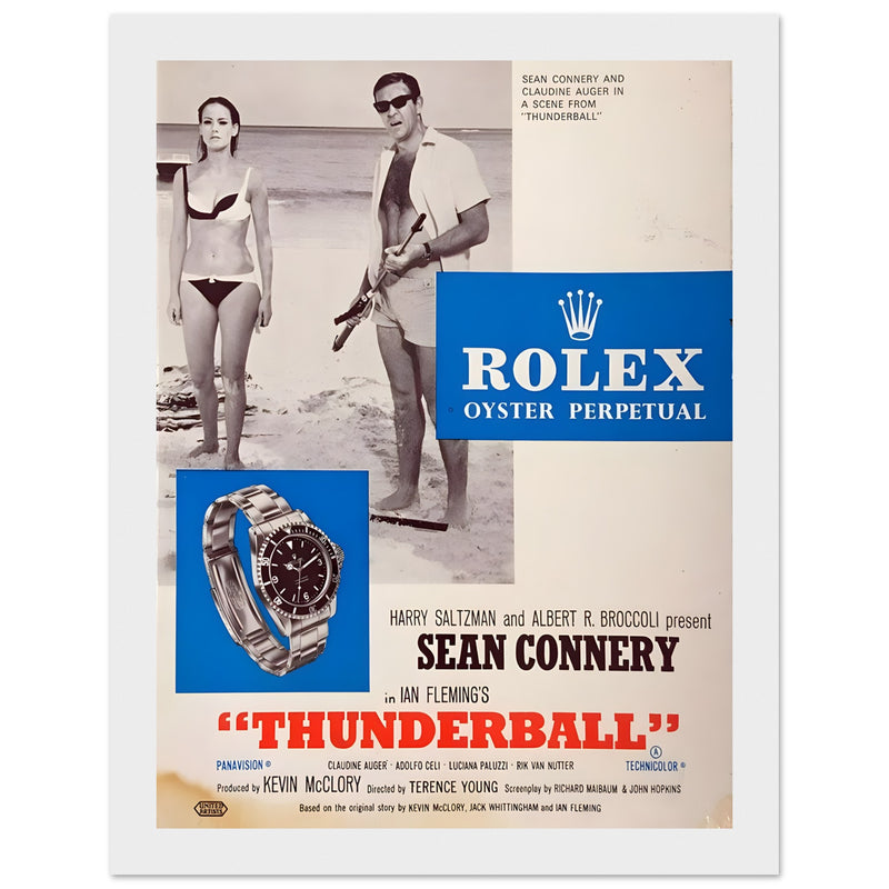 Rolex Sean Connery Vintage Poster Ad