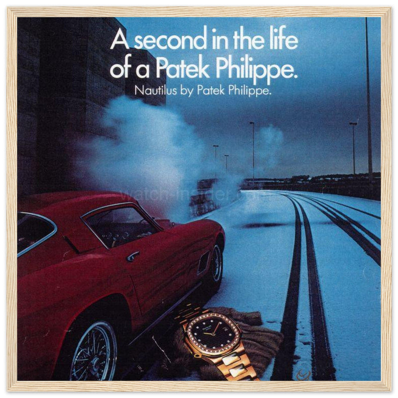 Patek Philippe A Second In the Life Vintage Poster Ad