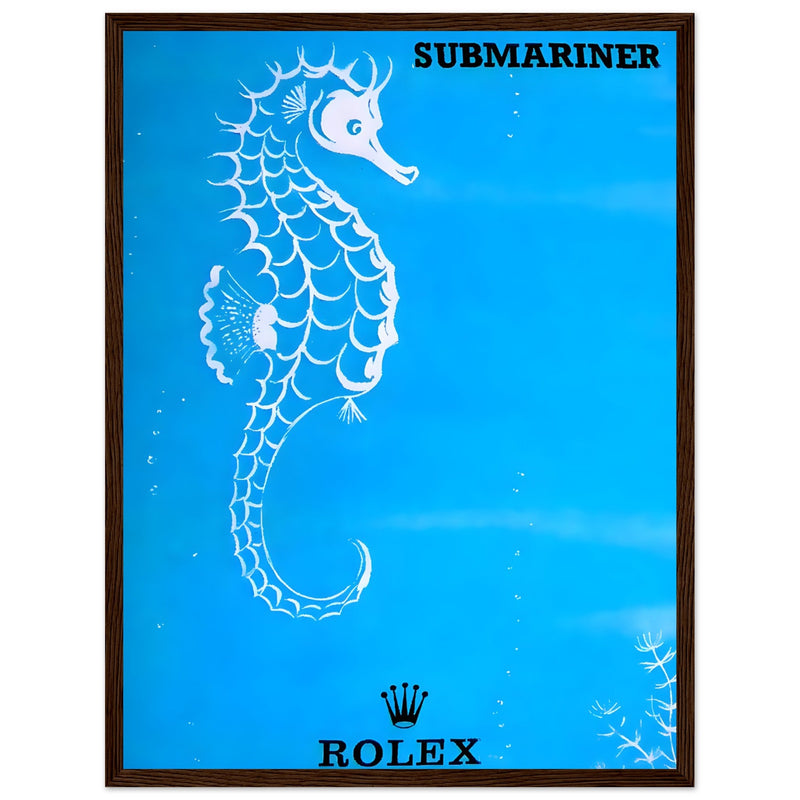 Rolex Submariner Vintage Ad Poster