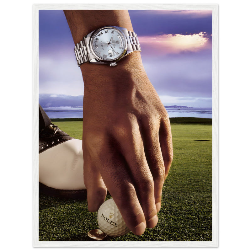 Rolex Day-Date Golfing Vintage Poster
