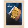 Omega Gold Vintage Poster Ad